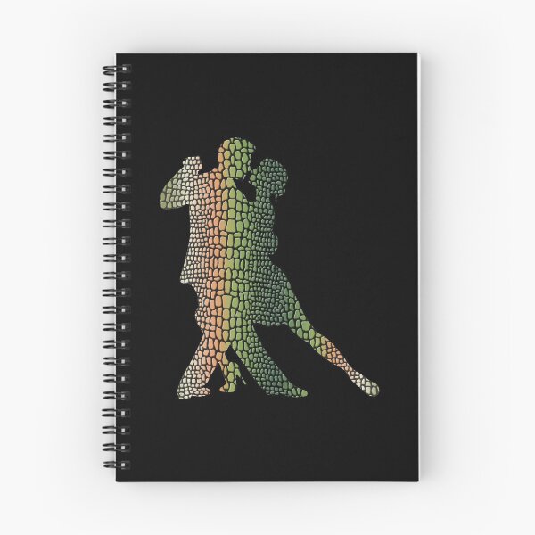 Item preview, TANGO DANCERS - SNAKE LIZARD REPTILE TEXTURE - COUPLE SILHOUETTE designed and sold by KoolDsignsDANCE.