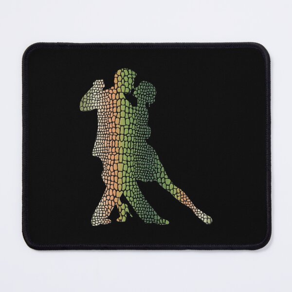 Item preview, TANGO DANCERS - SNAKE LIZARD REPTILE TEXTURE - COUPLE SILHOUETTE designed and sold by KoolDsignsDANCE.