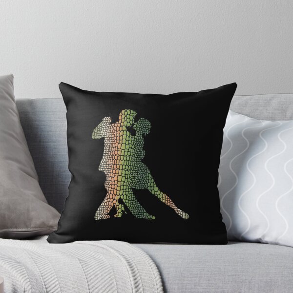 Item preview, TANGO DANCERS - SNAKE LIZARD REPTILE TEXTURE - COUPLE SILHOUETTE designed and sold by KoolDsignsDANCE.