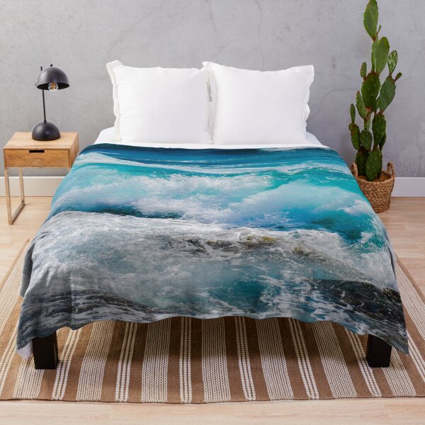 Item preview, Blue Wavy Sea View designed and sold by VintageLand-Co.