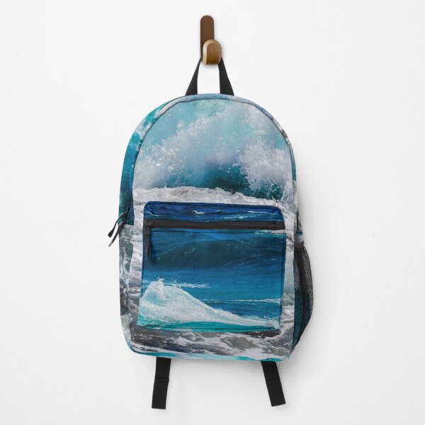 Item preview, Blue Wavy Sea View designed and sold by VintageLand-Co.