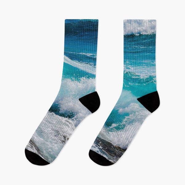 Item preview, Blue Wavy Sea View designed and sold by VintageLand-Co.