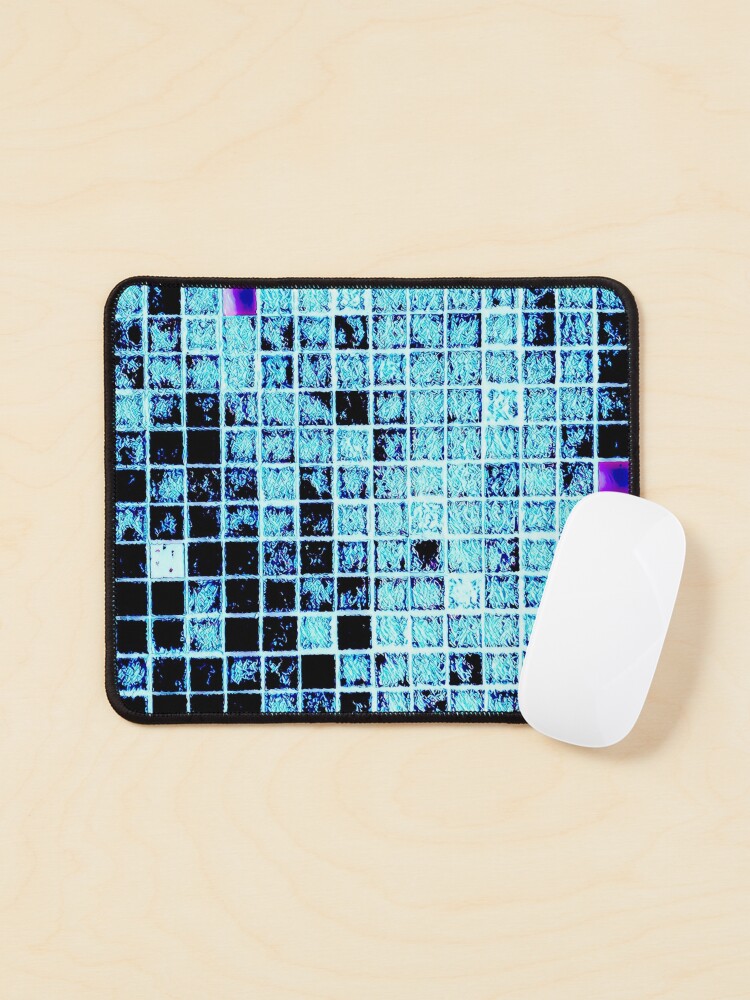 matrix blue mouse pad