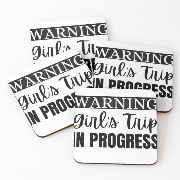 Item preview, WARNING Girls Trip in Progress essential T-shirt designed and sold by NIKENchop.