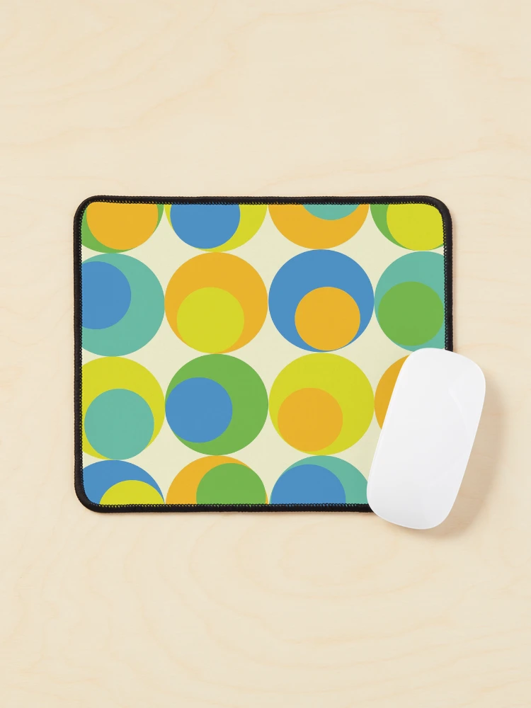 Thumbnail 1 of 5, Mouse Pad, Colorful retro pattern designed and sold by Rionda.
