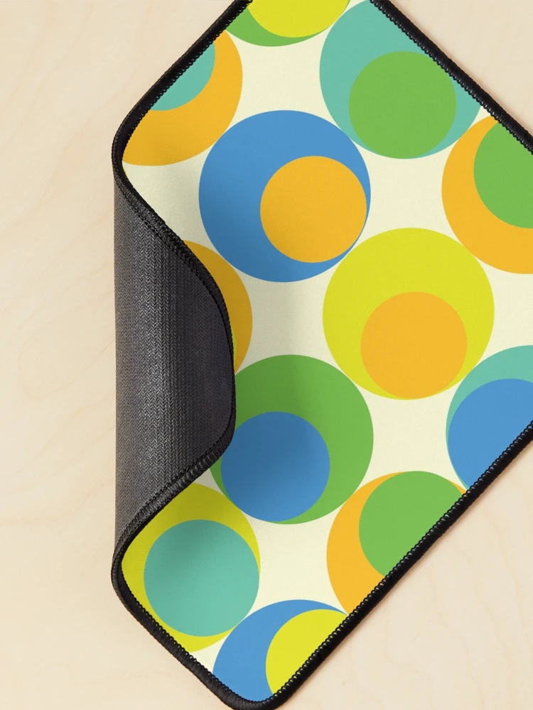Thumbnail 2 of 5, Mouse Pad, Colorful retro pattern designed and sold by Rionda.