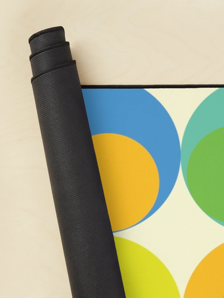 Thumbnail 2 of 5, Mouse Pad, Colorful retro pattern designed and sold by Rionda.