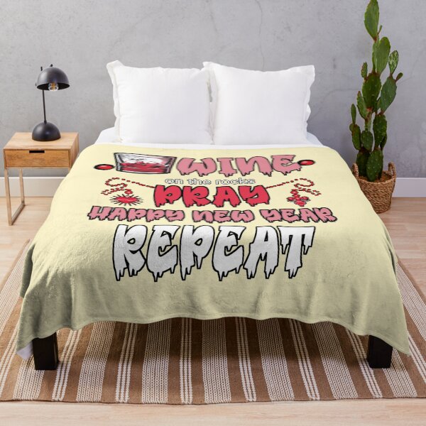 Item preview, Wine, pray, happy new year and repeat designed and sold by vibeno1.
