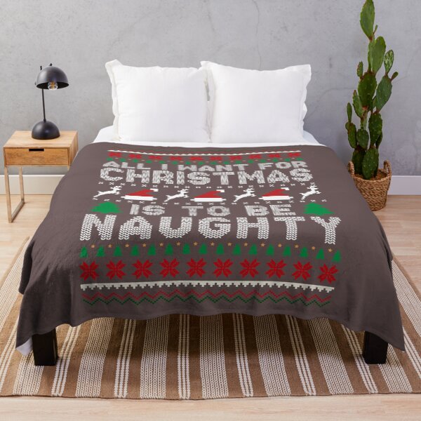 Item preview, Christmas Christmas "Naughty but nice" designed and sold by roboartpixel.