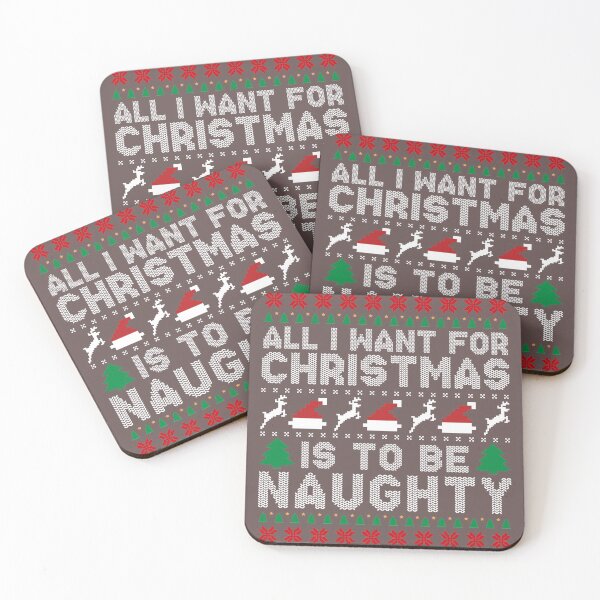 Item preview, Christmas Christmas "Naughty but nice" designed and sold by roboartpixel.