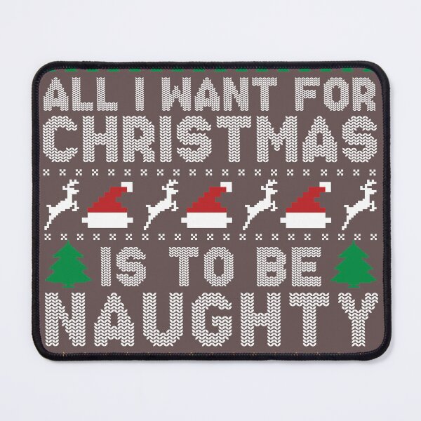 Item preview, Christmas Christmas "Naughty but nice" designed and sold by roboartpixel.