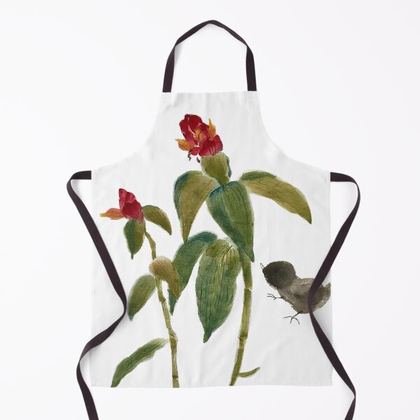 Item preview, Baby Chick In Flower Garden Watercolor designed and sold by Thepsonthi.