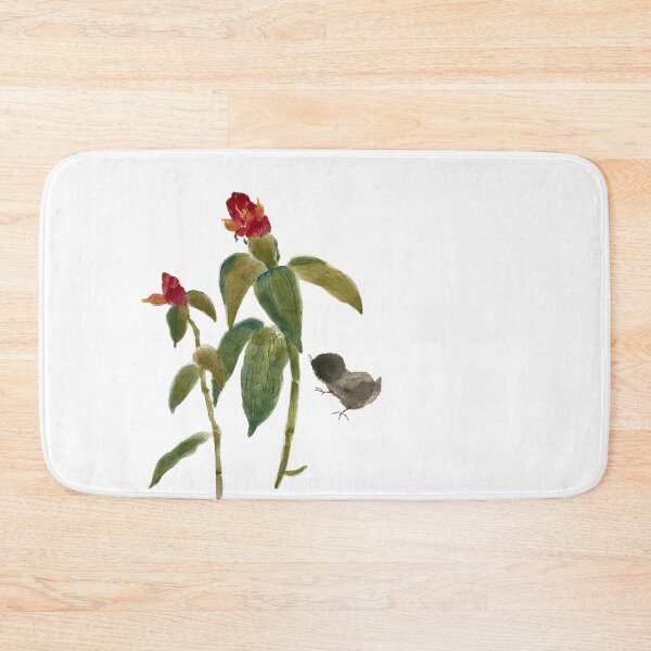 Item preview, Baby Chick In Flower Garden Watercolor designed and sold by Thepsonthi.