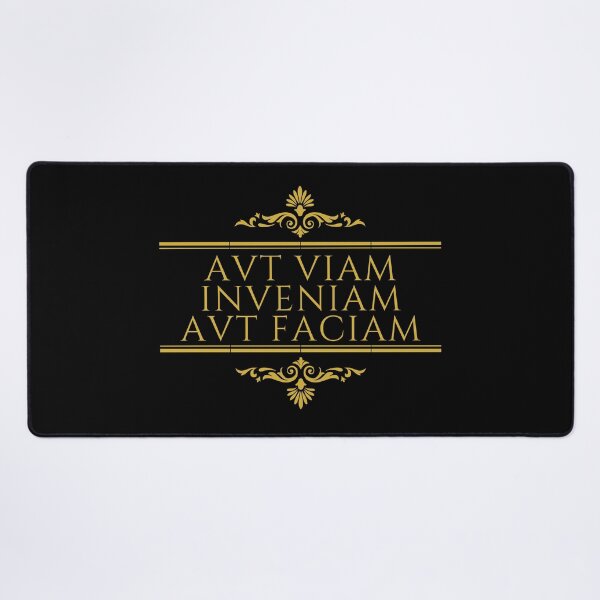 Item preview, Aut Viam Inveniam Aut Faciam  I Shall Find A Way Or Make One Stacked Gold - Latin Phrases designed and sold by ElementJourney.