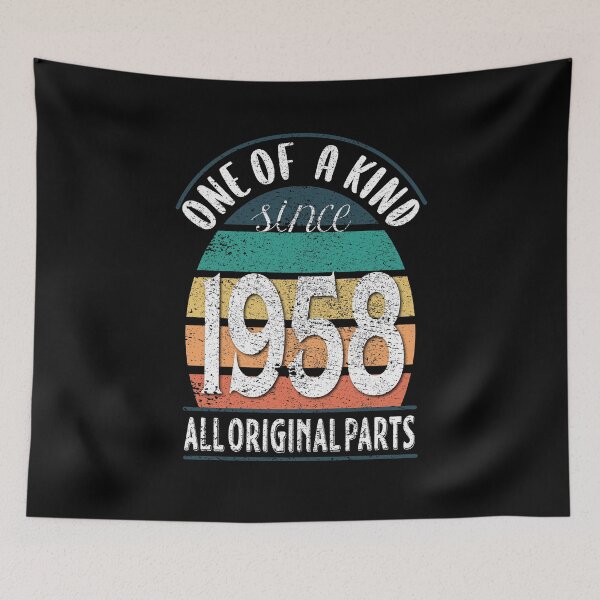 Item preview, One of a Kind Since 1958 All Original Parts, Vintage Birthday 1958 designed and sold by orangeblue21.