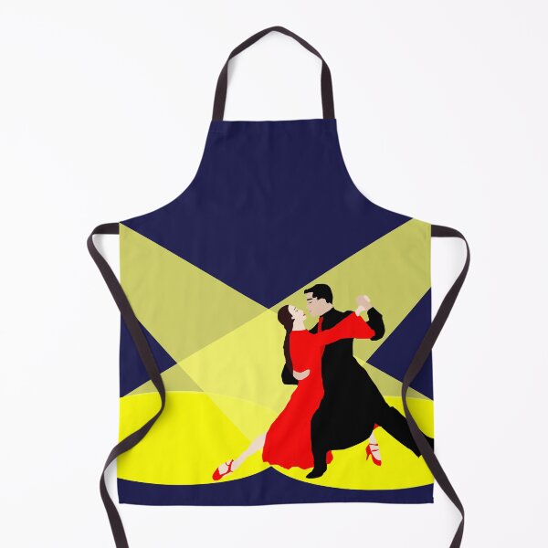 Item preview, Young couple is dancing tango at night under spotlights designed and sold by bonnashejve.
