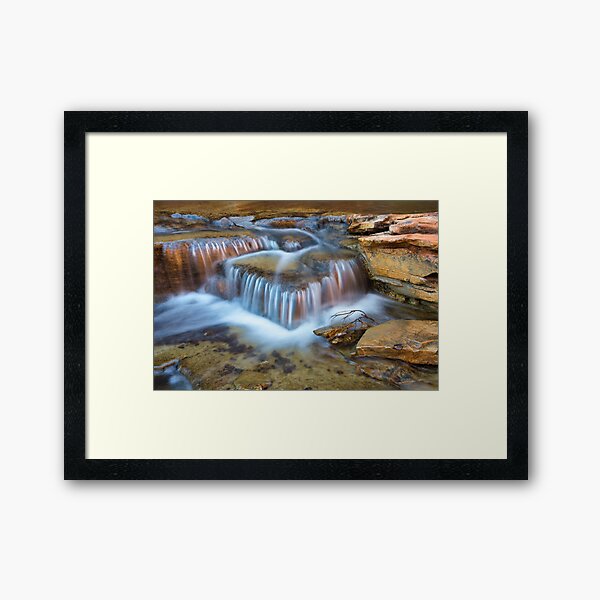 The Square Fall Framed Art Print