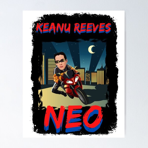 Artikel-Vorschau von Keanu Reeves, designt und verkauft von DrawingAndText.