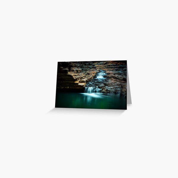 Water On The Rocks Greeting Card