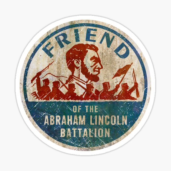Item preview, Abraham Lincoln Battalion Vintage Emblem designed and sold by Lidra Zehcnas.