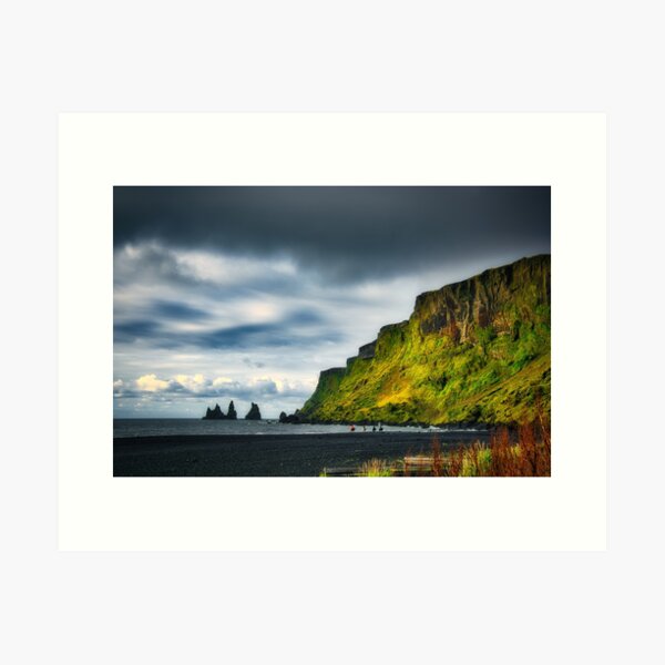 The Reynisdrangar Cliffs Art Print