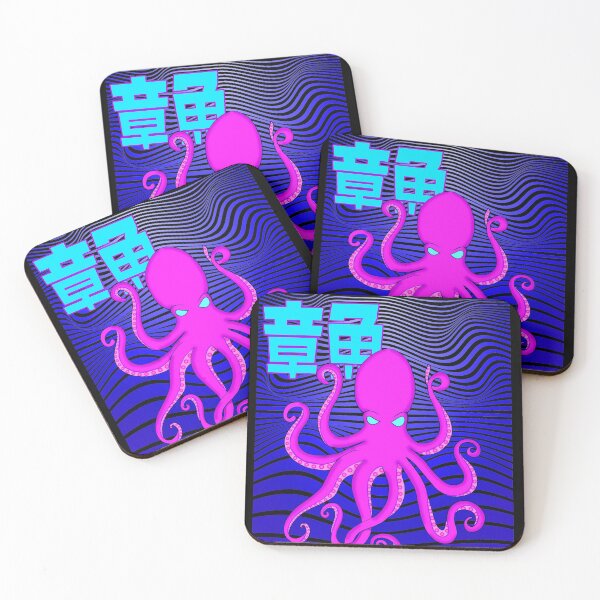 Item preview, Vaporwaven Anime Japanese Aesthetics  Octopus  designed and sold by OliviaGbyKyro.