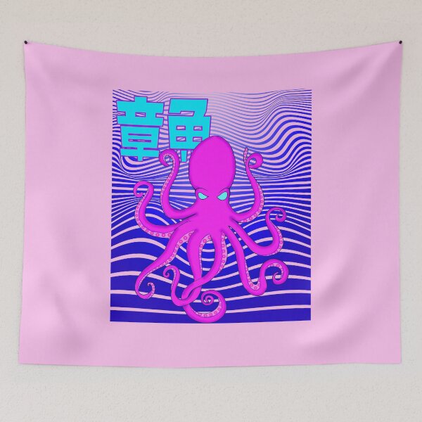 Item preview, Vaporwaven Anime Japanese Aesthetics  Octopus  designed and sold by OliviaGbyKyro.