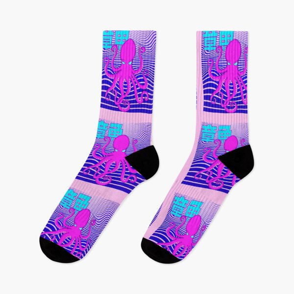 Item preview, Vaporwaven Anime Japanese Aesthetics  Octopus  designed and sold by OliviaGbyKyro.