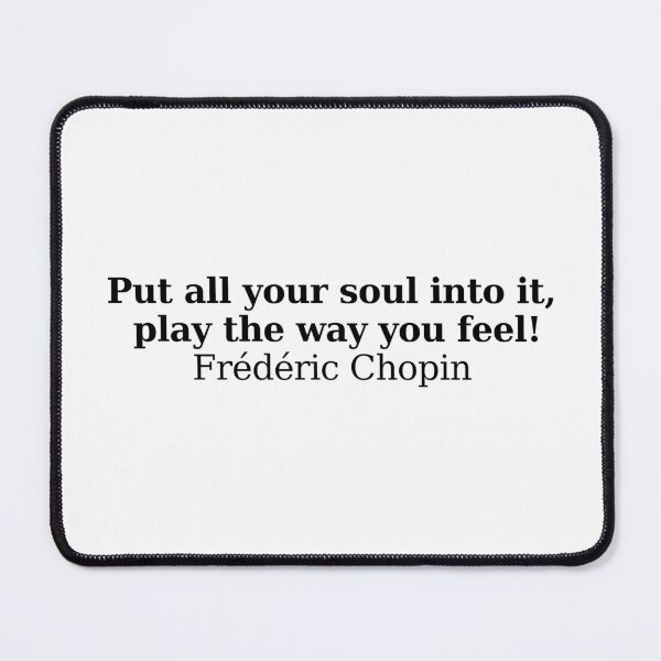 Item preview, Chopin Quote - Soul designed and sold by Musicianst0re.