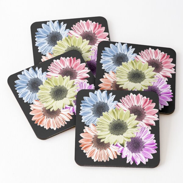 Item preview, Colored sunflowers designed and sold by Brad Chambers.
