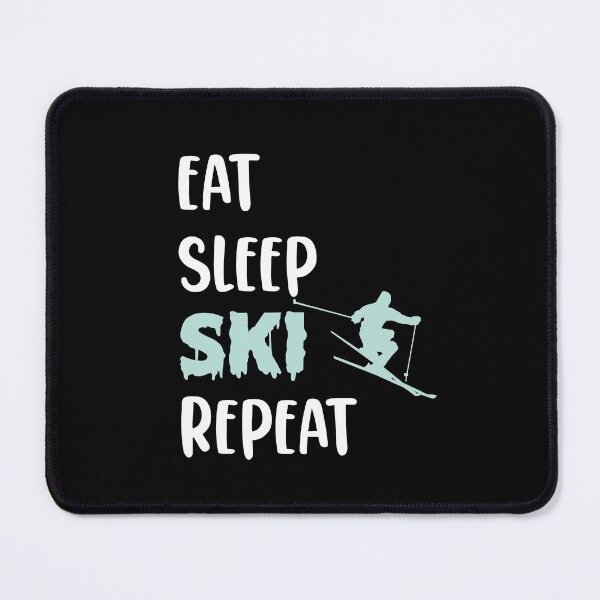 Item preview, Eat Sleep SKI Repeat designed and sold by ErmessThiings.