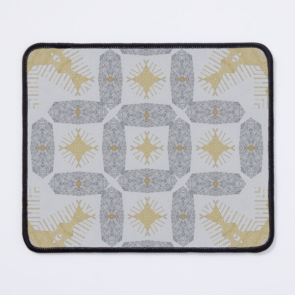 Item preview, Pastel Ochre Grey Retro Geometric Woven Texural Interior Wall Decor  designed and sold by Jenny Meehan Art Prints and Patterns  .