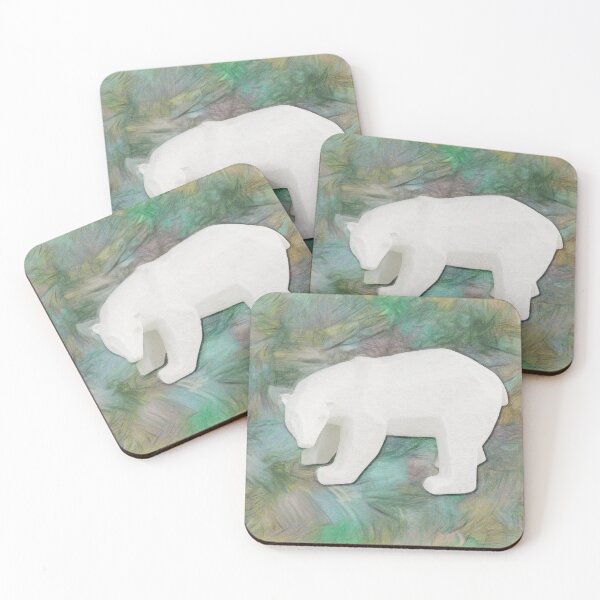 Item preview, Pair Of Polar Bear designed and sold by Leslie Montgomery Art.