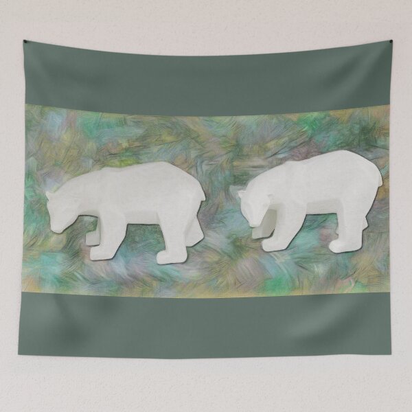 Item preview, Pair Of Polar Bear designed and sold by Leslie Montgomery Art.