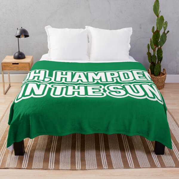 Item preview, OH, HAMPDEN IN THE SUN, Glasgow Celtic Football Club White and Green Text Design designed and sold by MacPean.