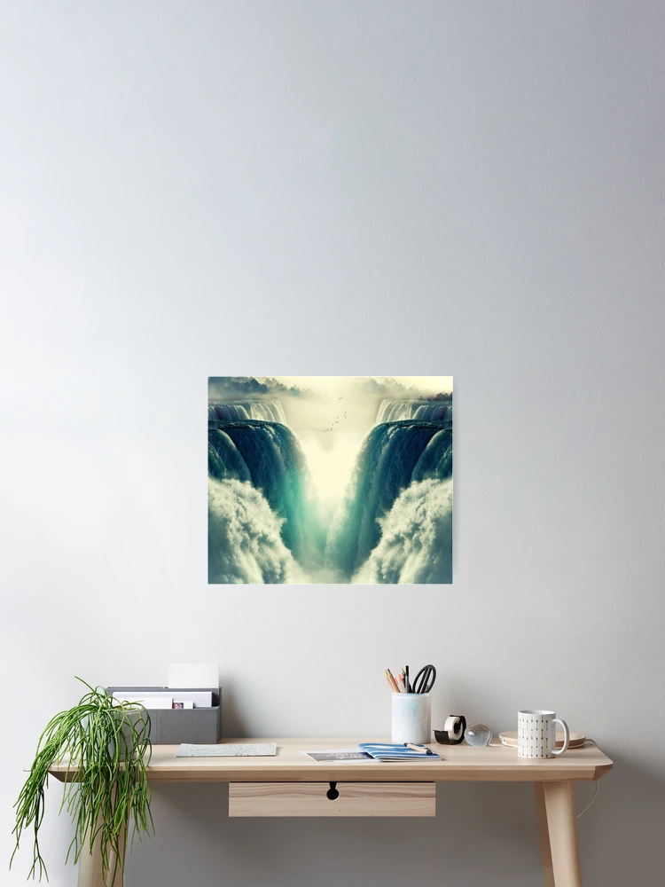 Thumbnail 2 of 3, Poster, Fall Mirror designed and sold by ImageEvolution.