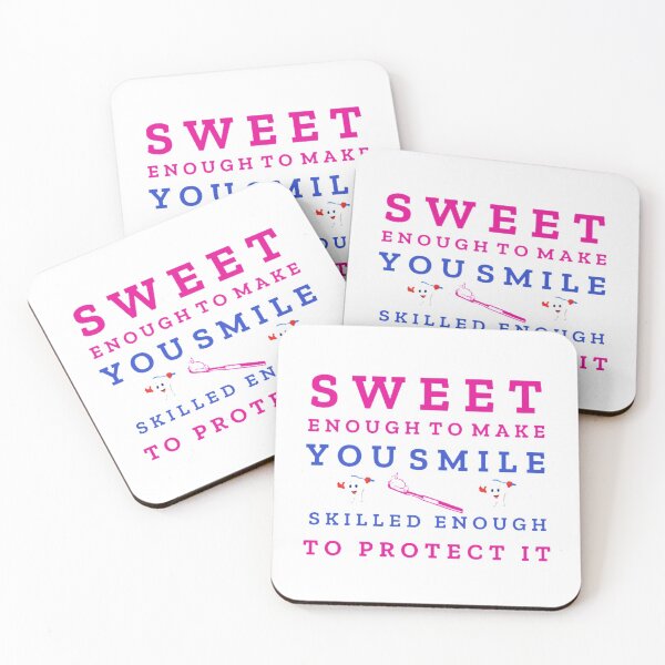 Item preview, Sweet Enough To Make You Smile Skilled Enough To Protect It designed and sold by abdalla darabseh.