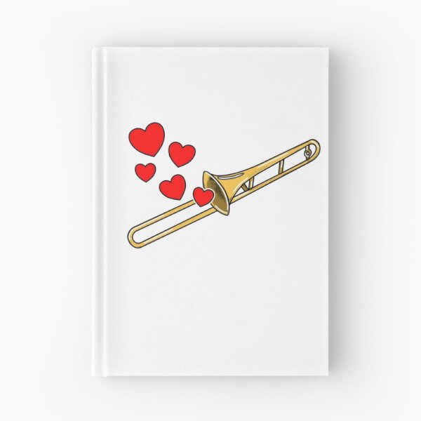 Item preview, Valentines Day Trombone Player Trombonist Anniversary Wedding Musician designed and sold by doodlerob.