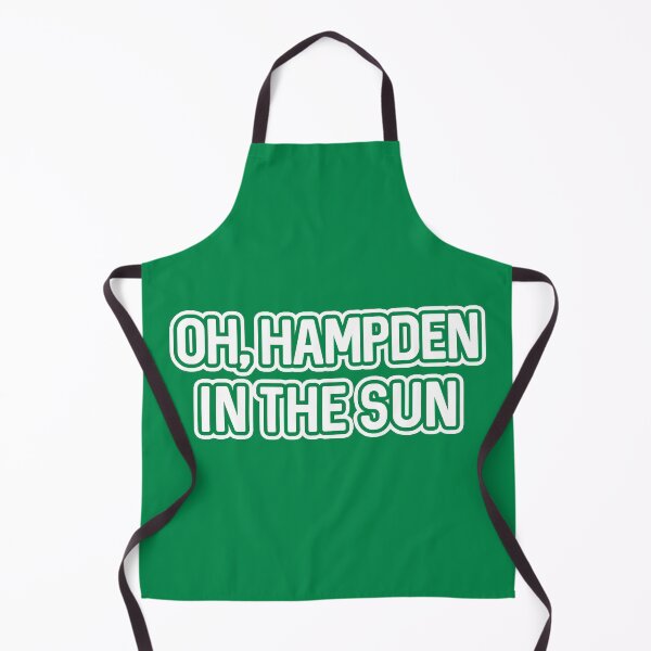 Item preview, OH, HAMPDEN IN THE SUN, Glasgow Celtic Football Club White and Green Text Design designed and sold by MacPean.