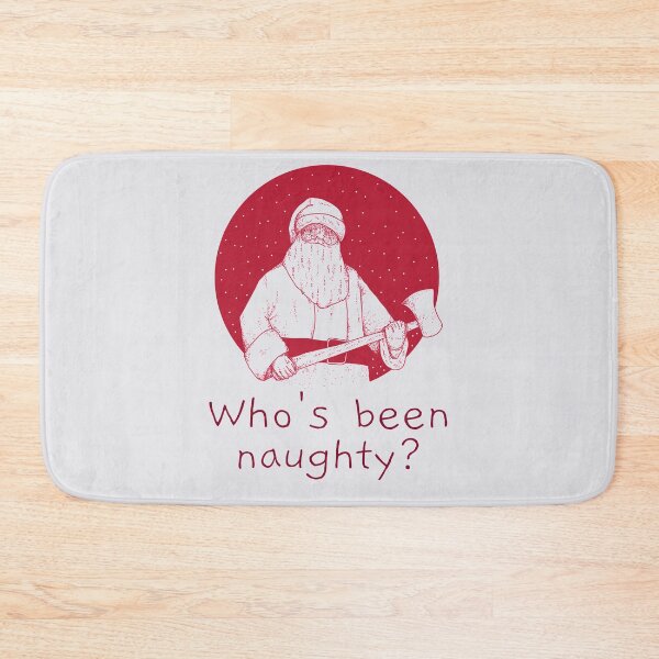 Item preview, Who´s Been Naughty? Funny Bad Santa Christmas designed and sold by Rebel-Design.