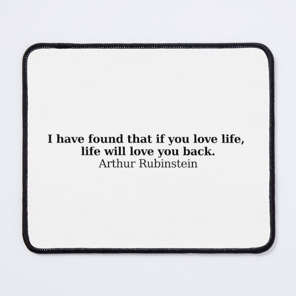 Item preview, Rubinstein quote - Life designed and sold by Musicianst0re.