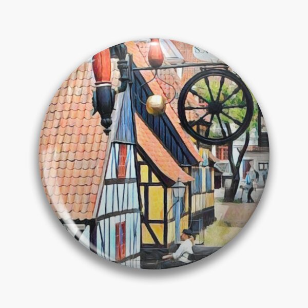 Item preview, Danish Village, Aarhus designed and sold by Sofia-Draws.