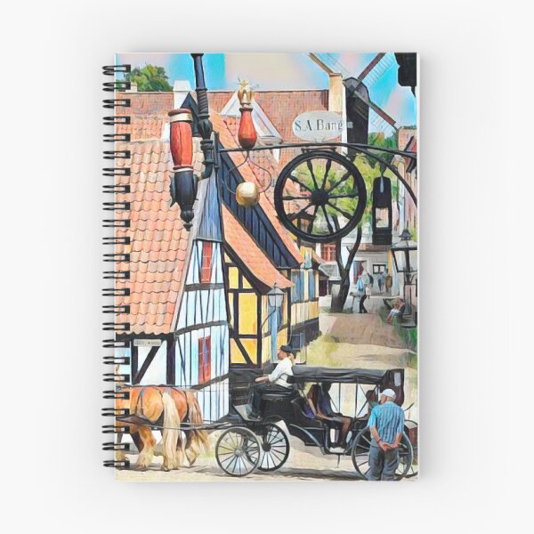 Item preview, Danish Village, Aarhus designed and sold by Sofia-Draws.