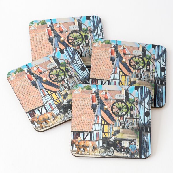 Item preview, Danish Village, Aarhus designed and sold by Sofia-Draws.