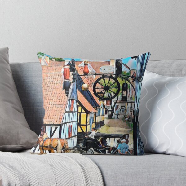 Item preview, Danish Village, Aarhus designed and sold by Sofia-Draws.
