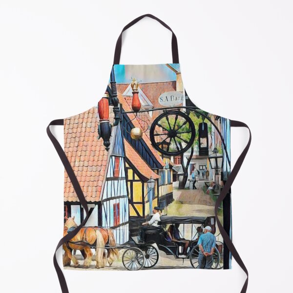 Item preview, Danish Village, Aarhus designed and sold by Sofia-Draws.