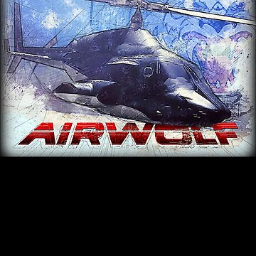 Airwolf tv series, supercopter | iPad Case & Skin