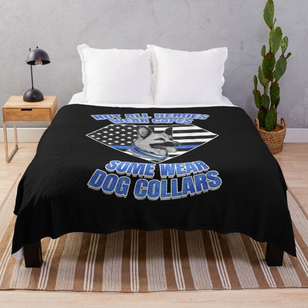 Item preview, Not all Heros wear Capes some wear Dog Collars Police Dog T-Shirt designed and sold by shop luisant.