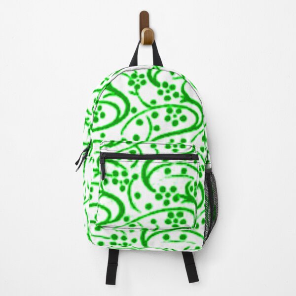 Item preview, Vintage Swirls Floral Green on White designed and sold by SaraValor.
