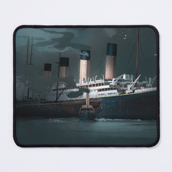 Item preview, Titanic's departure - Artwork by Eliott Sontot - RMS Titanic painting designed and sold by Eliott Sontot.